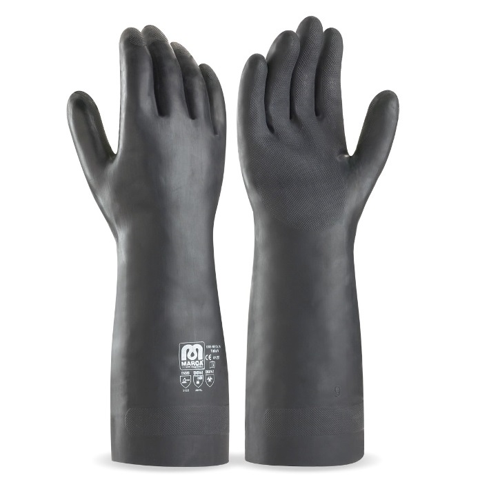 Guante de neopreno largo 688-NEOL/N para riesgos mecánicos y químicos - Referencia 688NEOLNNE